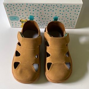 NEW IN BOX Ten Little Everyday Sandals, Brown/Teal 7.5